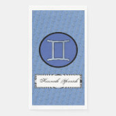 Gemini Zodiac Symbol Element van Kenneth Yoncich Servet (Voorkant)