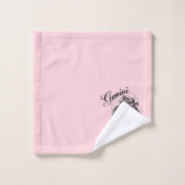 Gemini Zodiac Symbol en Sign Pink Bad Handdoek (Wasdoekje)