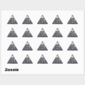 Gemini Zodiac Symbol in Grunge Distress Style Sticker (Vel)