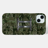 Gemini Zodiac Symbol op Green Digital Camouflage Case-Mate iPhone Case (Achterkant (horizontaal))