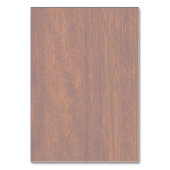 Gemini Zodiac Symbol op Mahogany als Decor Kaart (Achterkant)