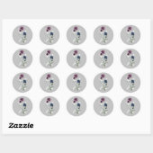 Gemini Zodiac Symbol Ronde Sticker (Vel)