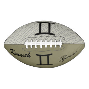 Gemini Zodiac Symbol Standard van Kenneth Yoncich American Football