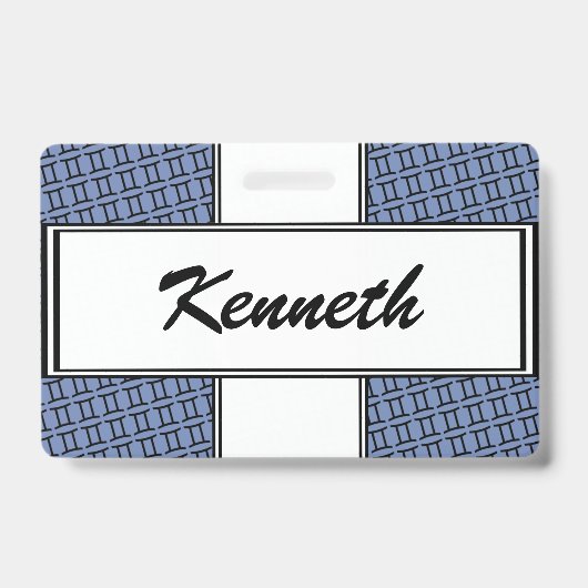 Gemini Zodiac Symbol Standard van Kenneth Yoncich Badge (Voorkant)