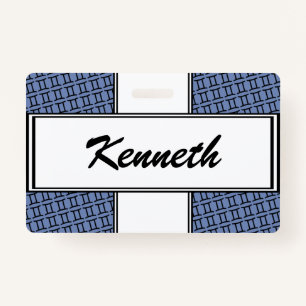 Gemini Zodiac Symbol Standard van Kenneth Yoncich Badge