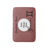 Gemini Zodiac Symbol Standard van Kenneth Yoncich Badmat (Voorkant Verticaal)