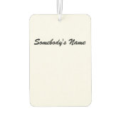 Gemini Zodiac Symbol Standard van Kenneth Yoncich Luchtverfrisser (Achterkant)