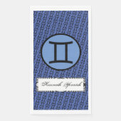 Gemini Zodiac Symbol Standard van Kenneth Yoncich Servet (Voorkant)