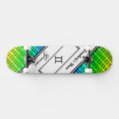 Gemini Zodiac Symbol Standard van Kenneth Yoncich Skateboard (Horizontaal)
