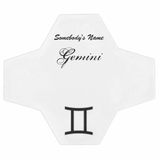 Gemini Zodiac Symbol Standard van Kenneth Yoncich Voetbal (Enkel)