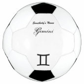 Gemini Zodiac Symbol Standard van Kenneth Yoncich Voetbal (Voorkant)