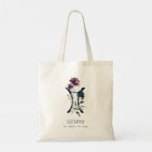 Gemini Zodiac Symbol Tote Bag (Achterkant)