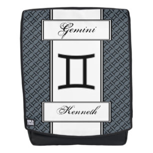 Gemini Zodiac Symbool Standaard door Kenneth Yonci Rugtassen