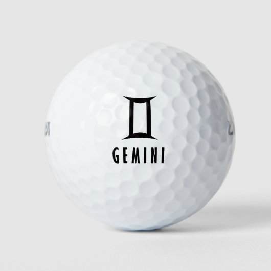 Gemini zodiac-teken golfballen (Voorkant)