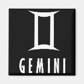 Gemini zodiac-teken magneet (Voorkant)
