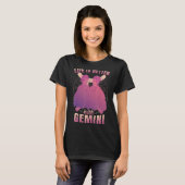 Gemini zodiac-teken t-shirt (Voorkant volledig)