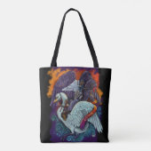 Gemini~zodiac Tote Bag (Achterkant)