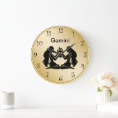 Gemini Zodiac Wall Clock Grote Klok (Huis)
