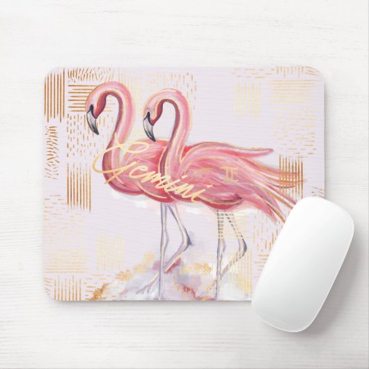 Gemini Zodiac Waterverf Artistry mousepad Muismat (Met muis)