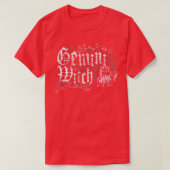Gemini Zodiac Witchcraft  Distress Horosc T-shirt (Design voorkant)