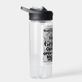 Gemini Zodiac Word Cloud Inspiratie Waterfles (Rechts)