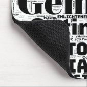 Gemini Zodiac Word Cloud Inspiration Muismat (Hoek)