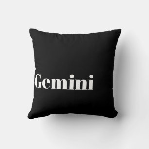 Gemini Zodiac Word Cloud Sierkussen