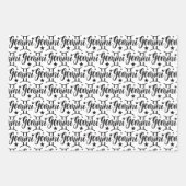 Gemini Zodiac Wrapping Paper Set (Voorkant)