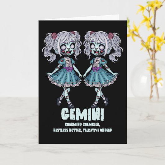 Gemini Zombies Kaart (Gele Bloem)