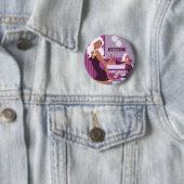 Geminis Girl Ronde Button 5,7 Cm (In situ)