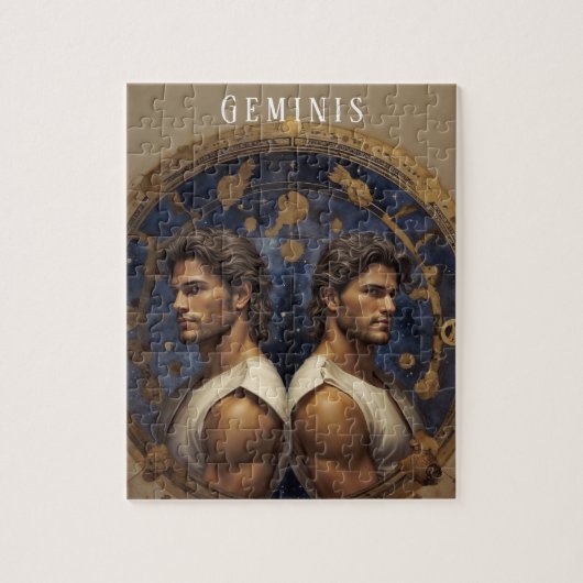 Geminis Mannelijke Jigas Puzzel Legpuzzel (Verticaal)