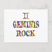 Geminis Rock Briefkaart (Voorkant)