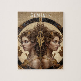 Geminis Vrouw Jigasw Puzzel