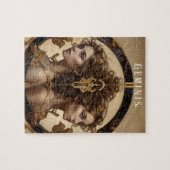 Geminis Vrouw Jigasw Puzzel Legpuzzel (Horizontaal)