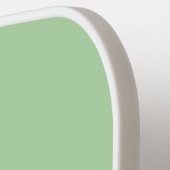 Gemint Groen en Witte Douane Pickleball Paddle (Links Detail)