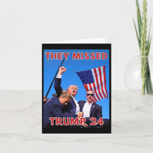 Gemist Trump 2024 - Patriottische politieke Maga Kaart