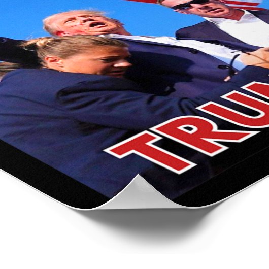 Gemist Trump 2024 - Patriottische politieke Maga Poster (Hoek)