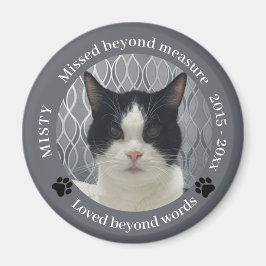 Gemiste Beyond Measure Cat Memorial Foto Magneet