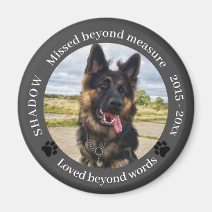 Gemiste Beyond Measure Pet Photo Memorial Magneet