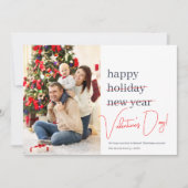 Gemiste kerst Valentijnsdag Feestdagenkaart (Voorkant)