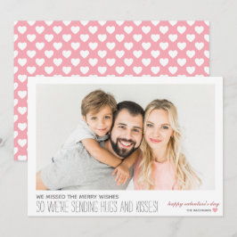 Gemiste Wensen Knuffels & Kusjes Fotokaart Feestdagenkaart