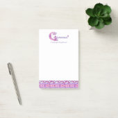 Gemma gepersonaliseerde G-naam die post betekent Post-it® Notes (Kantoor)