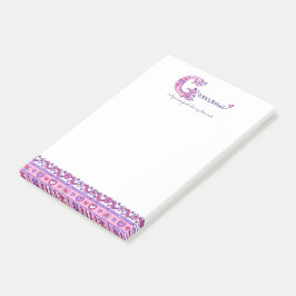 Gemma gepersonaliseerde G-naam die post betekent Post-it® Notes