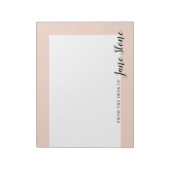 Gemodde Blush Border Notitieblok (Linkerzijde)