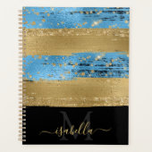 Gemoderniseerd elegant script met monogram planner (Voorkant)