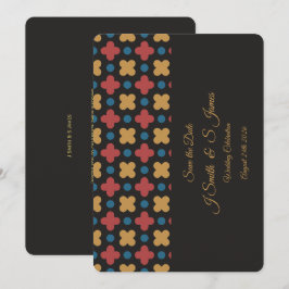 Gemoderniseerd Retro-ontwerp voor Save the Date