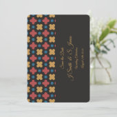 Gemoderniseerd Retro-ontwerp voor Save the Date (Staand voorkant)