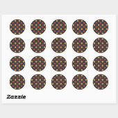 Gemoderniseerd Retro Stickers Ontwerp (Vel)