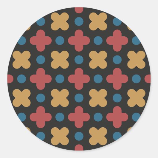 Gemoderniseerd Retro Stickers Ontwerp (Voorkant)