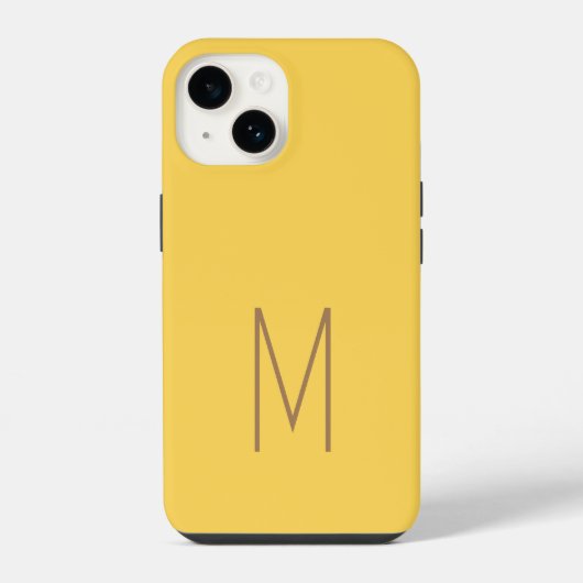 Gemoderniseerde gewone initiaal iPhone hoesje (Achterkant)